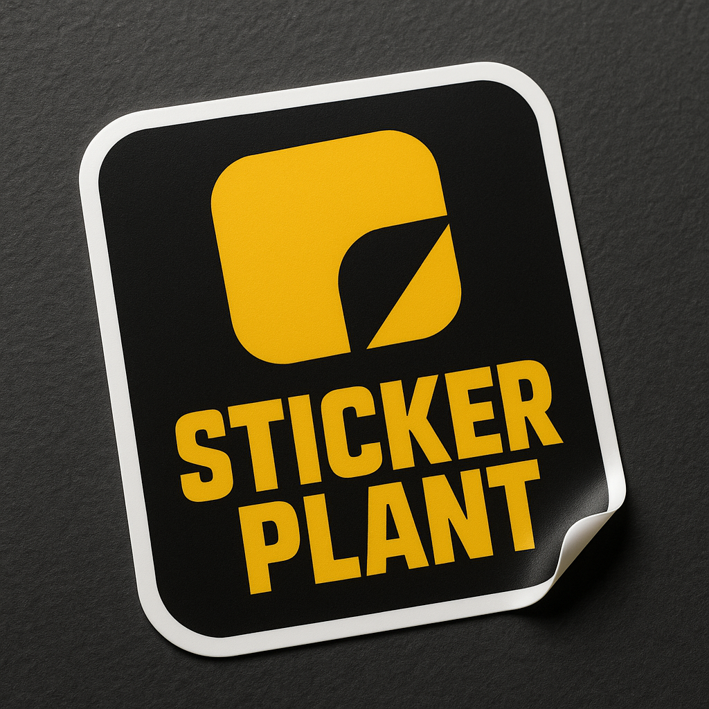 Quadratische Aufkleber mit Wunschmotiv