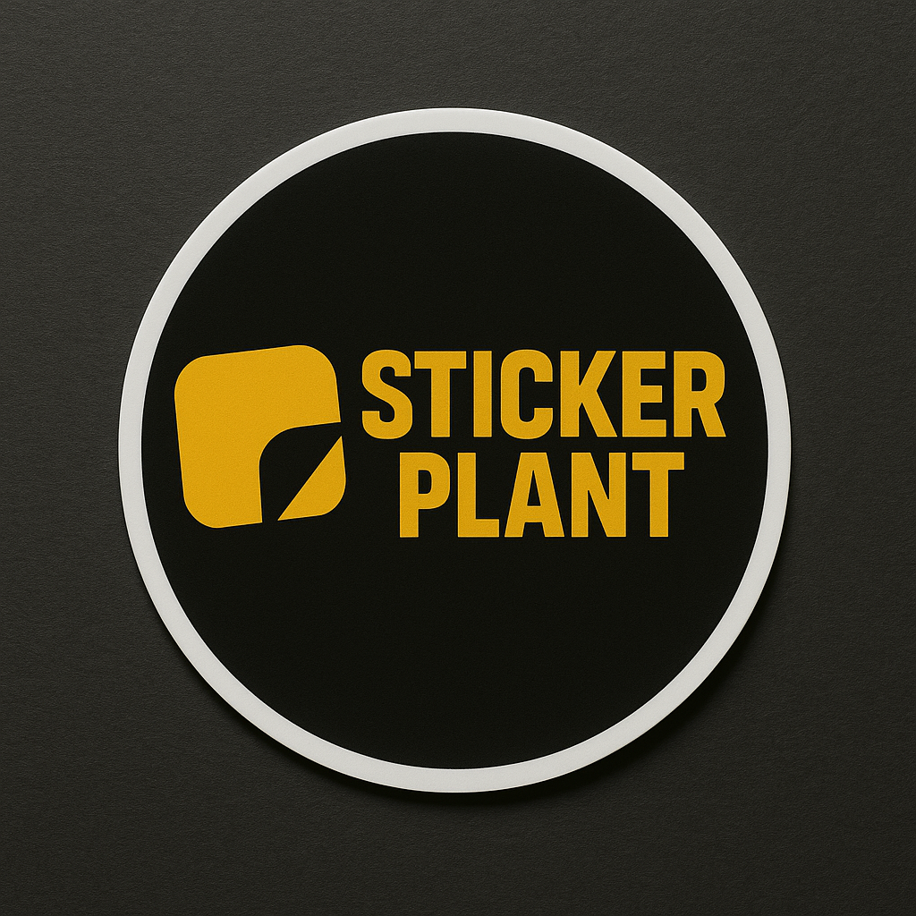 Runde Aufkleber mit Wunschmotiv