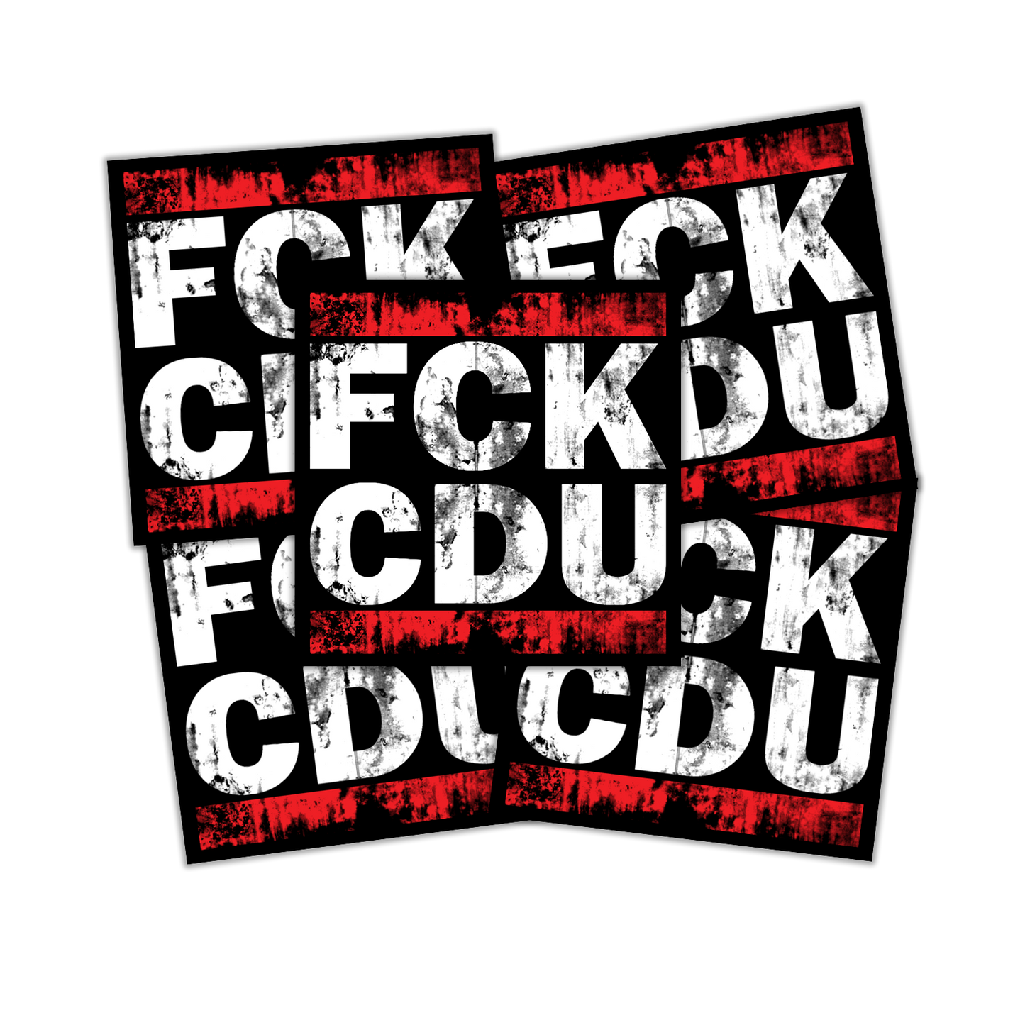 'FCK CDU' sticker