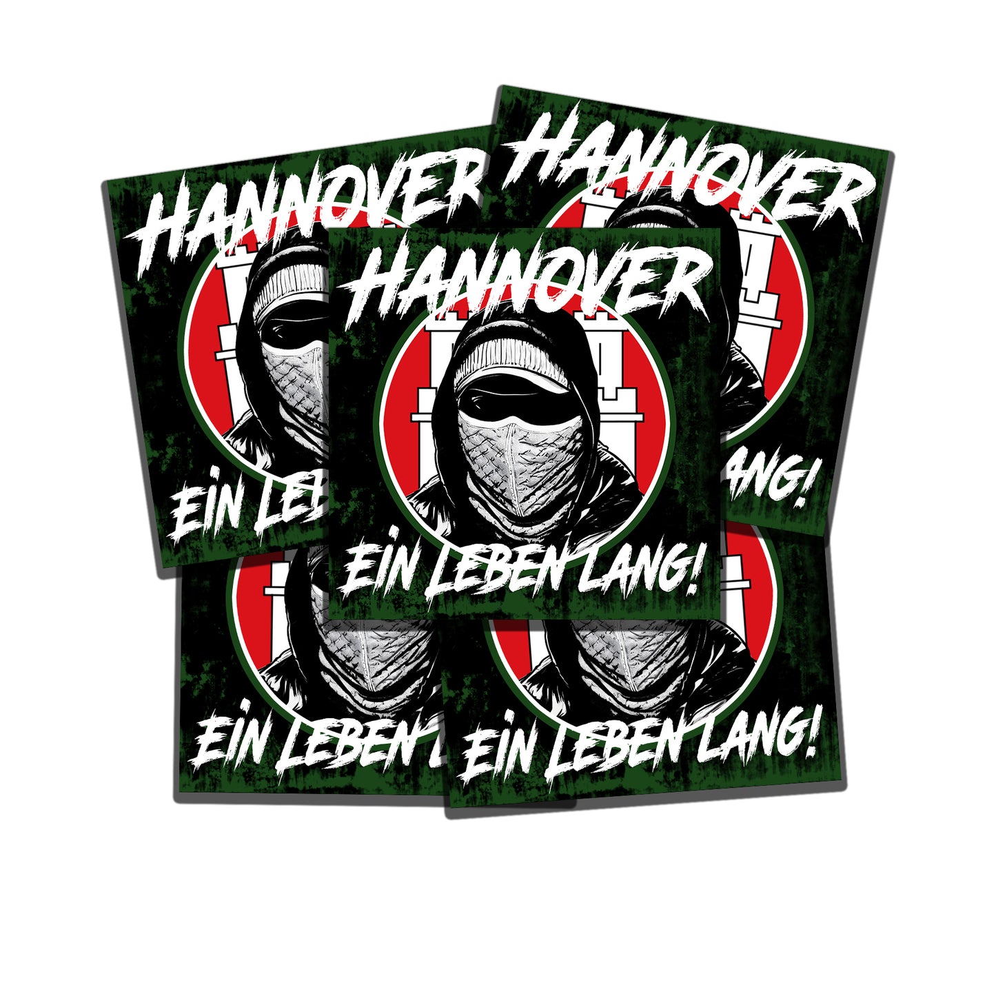 Aufkleber 'Hannover - Ein Leben lang' - XXL
