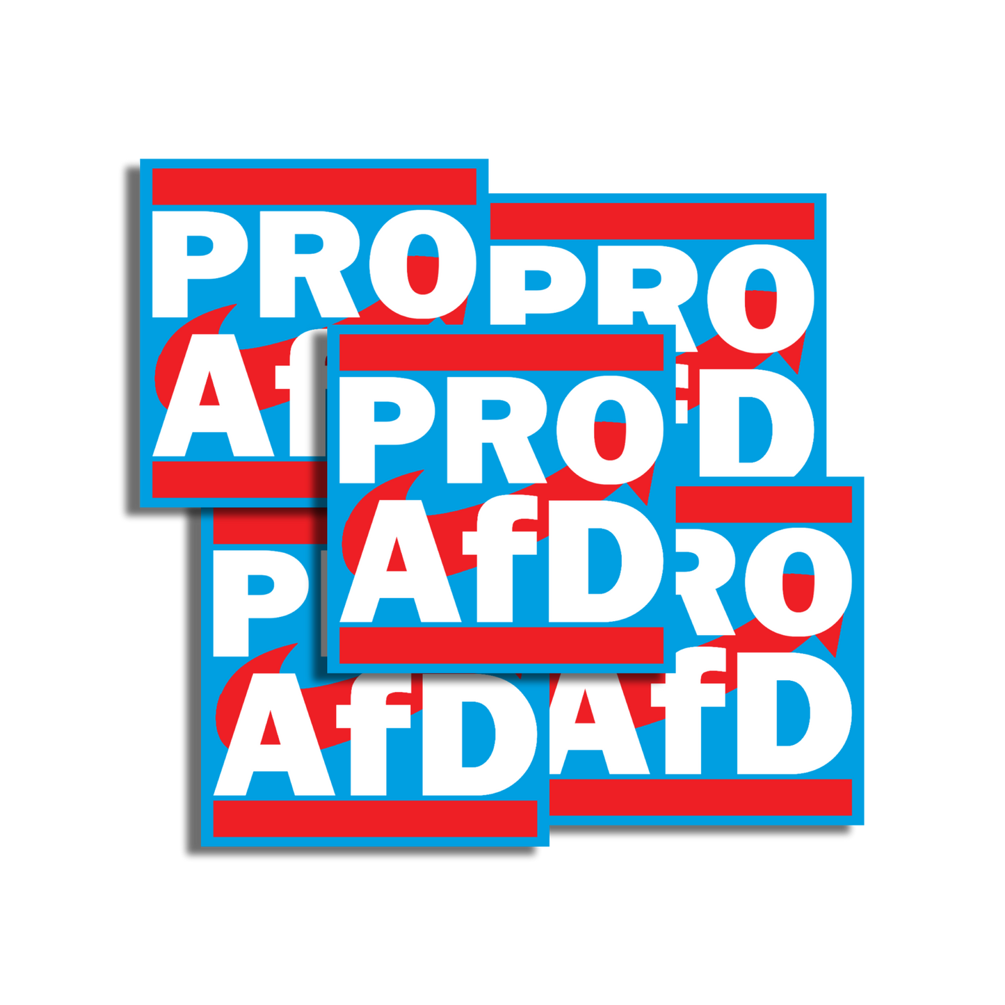 Aufkleber 'PRO AFD'
