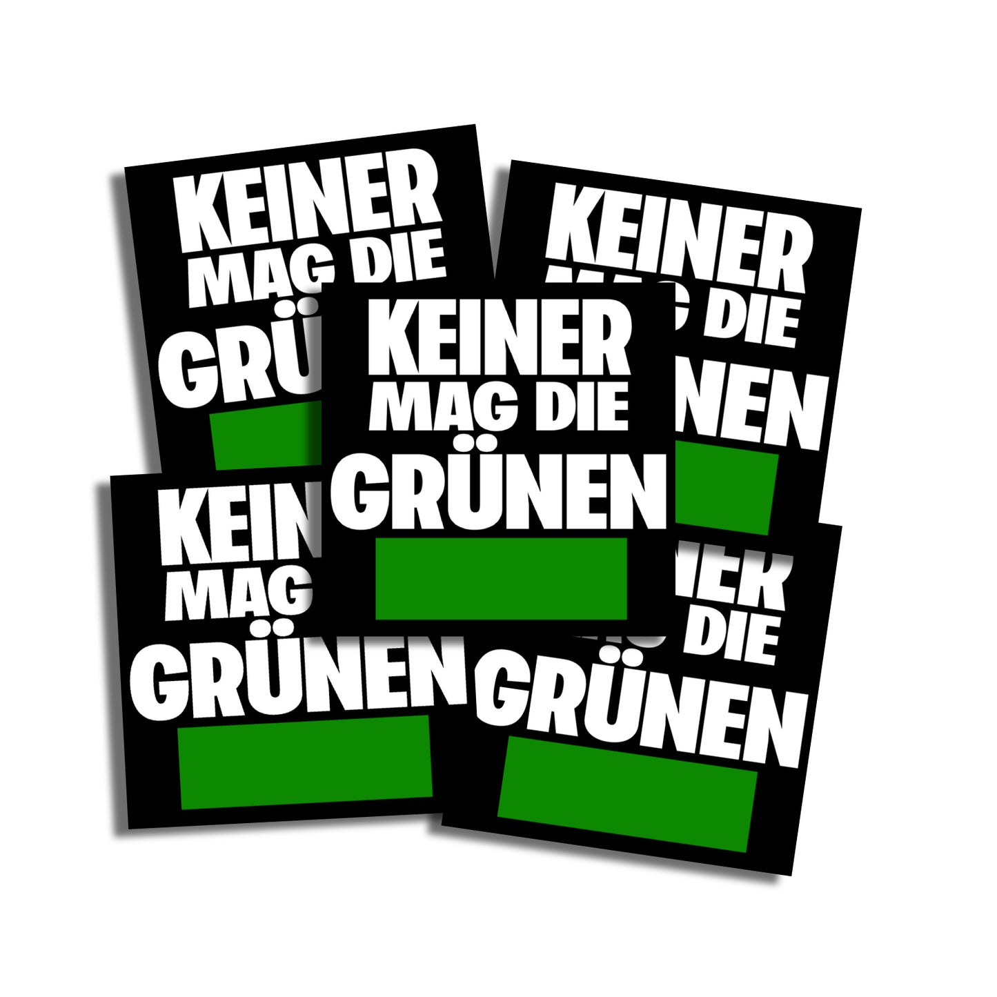 Sticker 'Nobody likes the Greens'