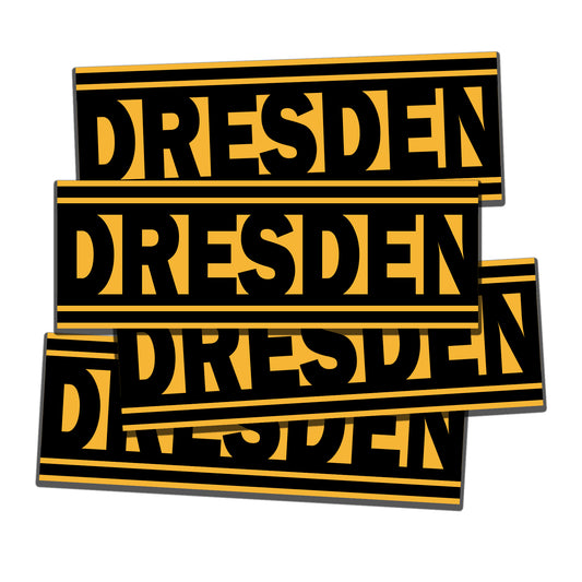 Aufkleber 'DRESDEN' - Schriftzug