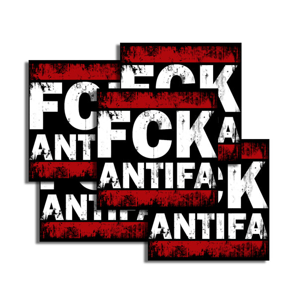 fck antifa sticker im streetstyle design von stickerplant – fck antifa aufkleber kaufen für auffällige protest motive
