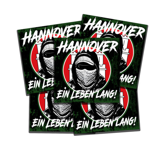 Aufkleber 'Hannover - Ein Leben lang' - XXL