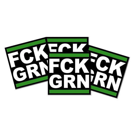 Aufkleber 'FCK GRN'