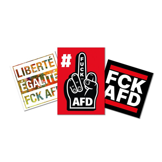 Aufkleber 'FCK AFD' - gemischt