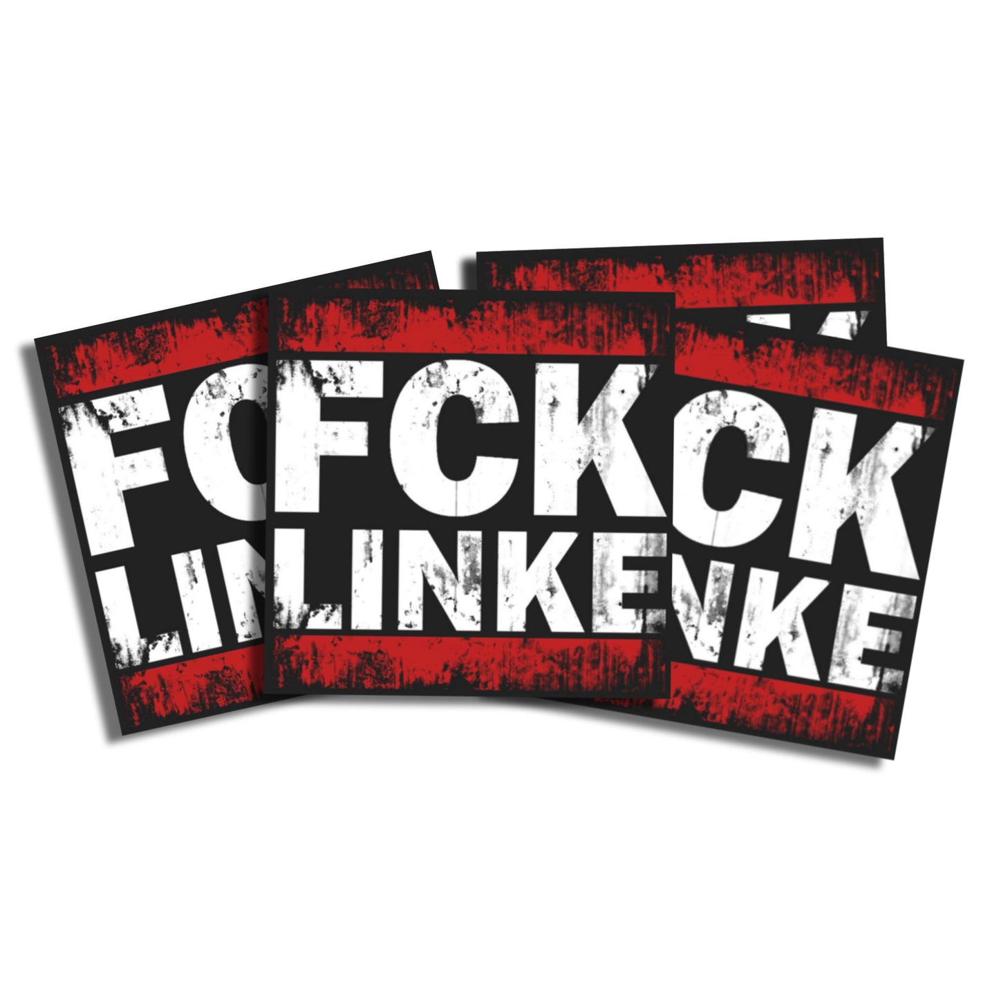 Aufkleber 'FCK LINKE'